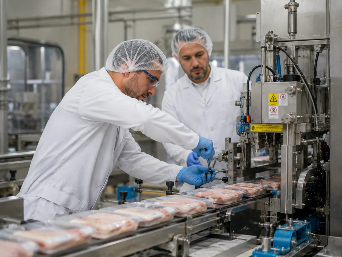 Ligne de production alimentaire et exécution opérationnelle